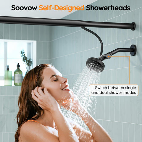 SOOVOW secure screw extension mechanism prevents sagging and ensures stable mounting.