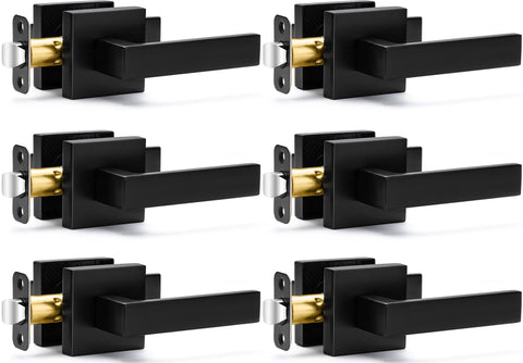 Sopoby 6-pack passage door handles for smooth hallway access.