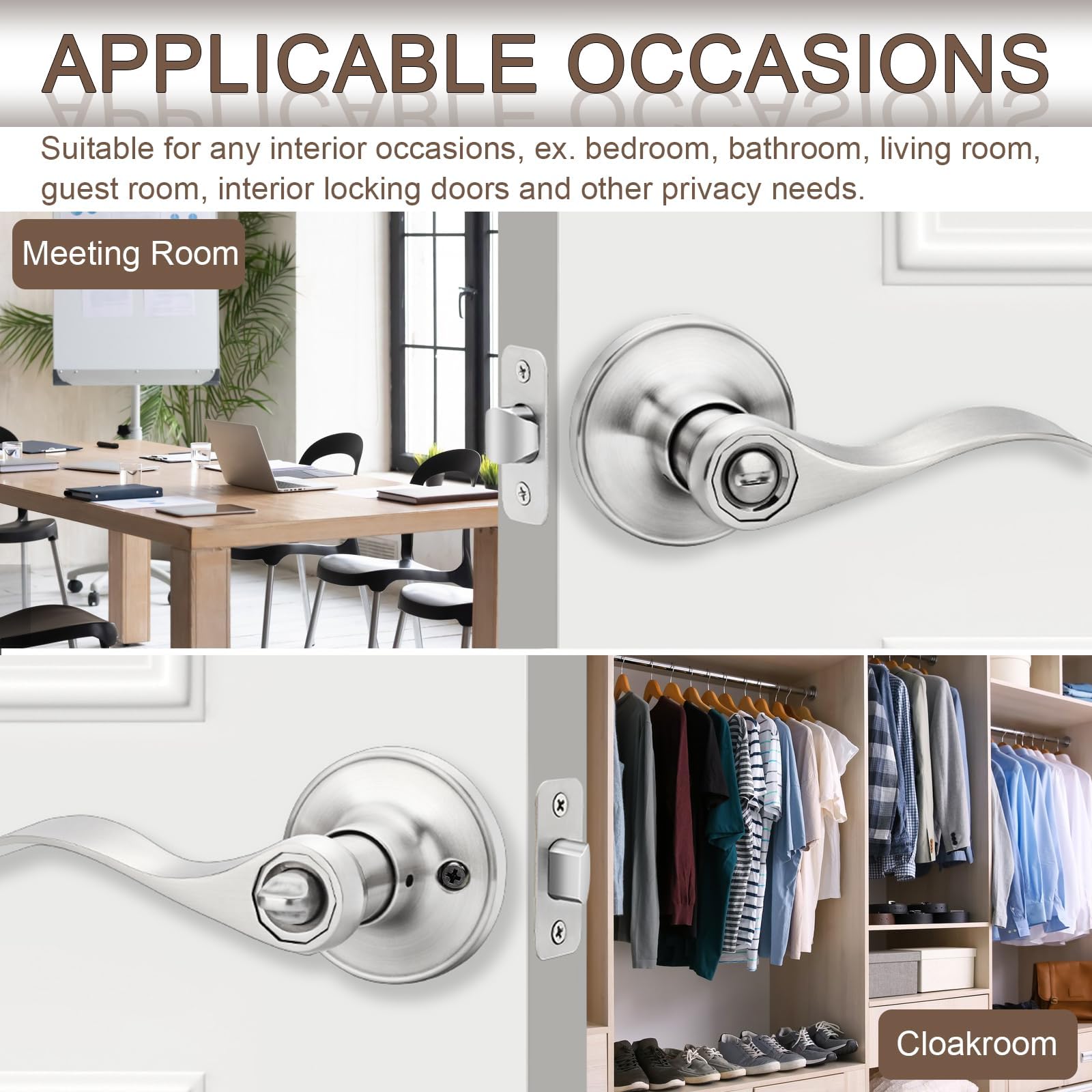 Sopoby adjustable latch supports 60 mm or 70 mm installations