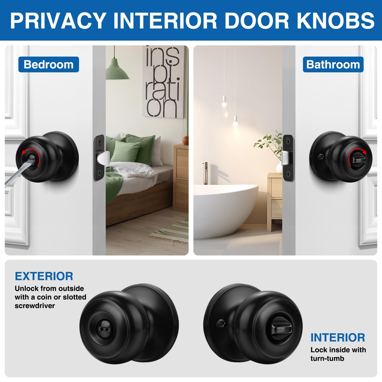 Sopoby durable stainless steel hardware suited for humid spaces and high traffic.