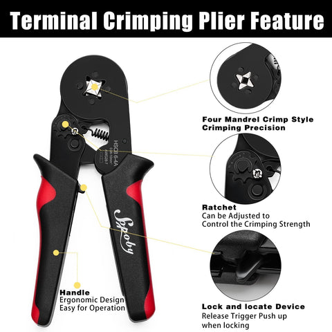 Sopoby ferrules pack organized for fast wiring projects.