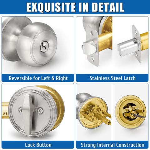 Sopoby keyed alike set includes keys for convenient home access.