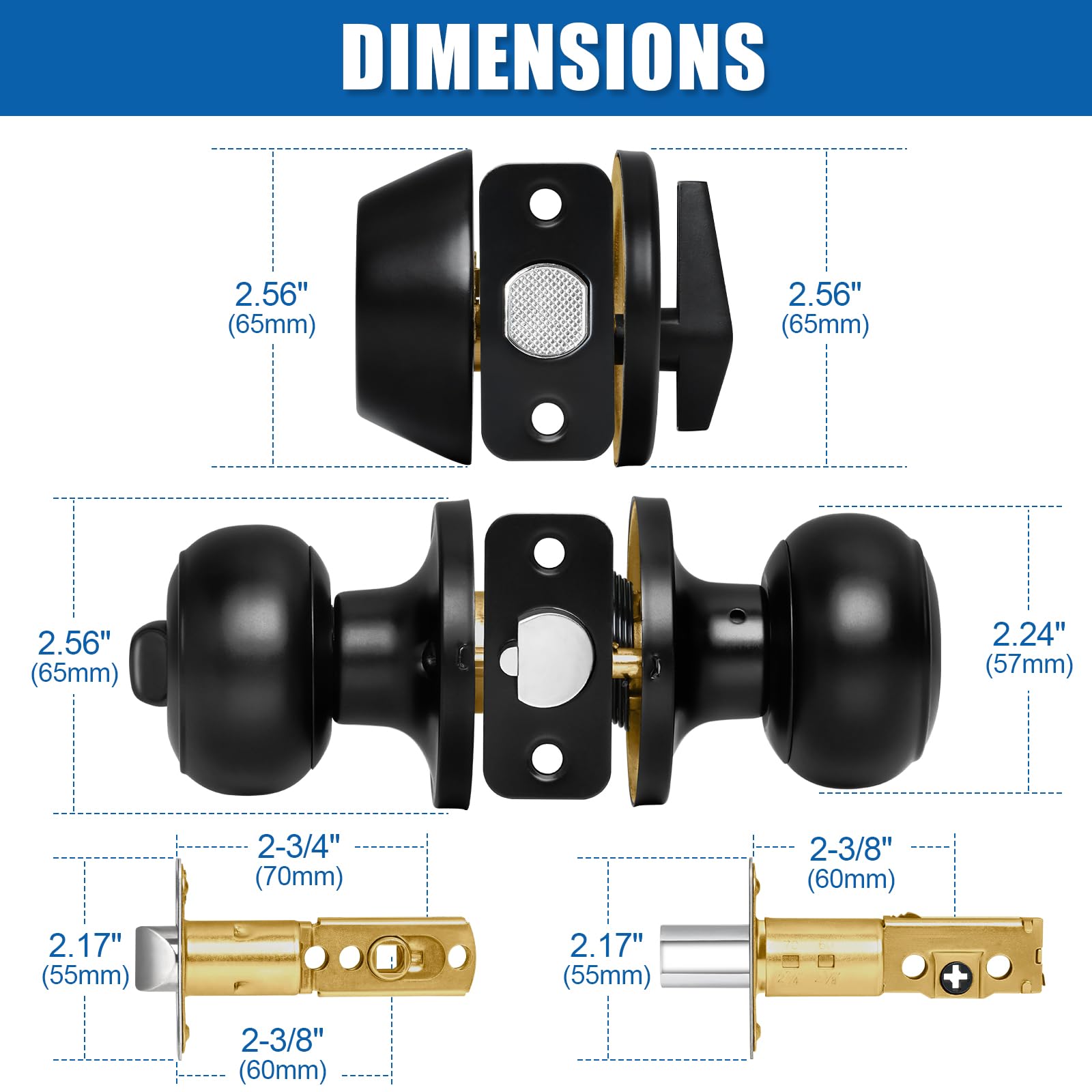 Sopoby reversible handle installation left or right handed