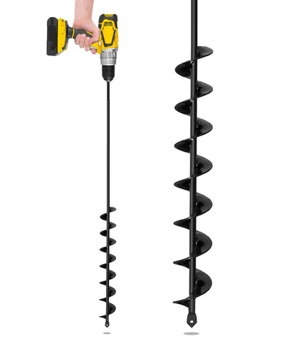 SORANGEUN 2x32 planting auger digs bulbs with minimal bending