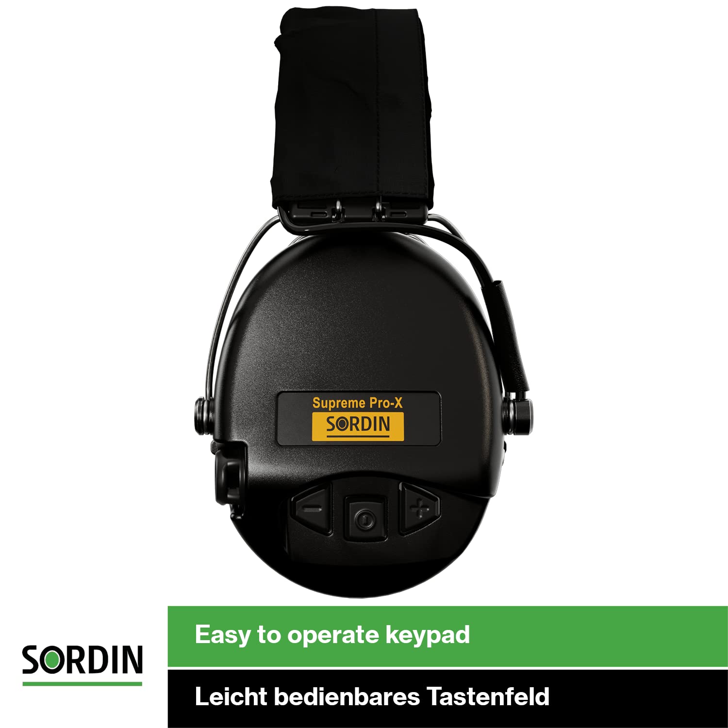 Sordin Supreme Pro-X rugged build with waterproof microphones and sturdy electronics