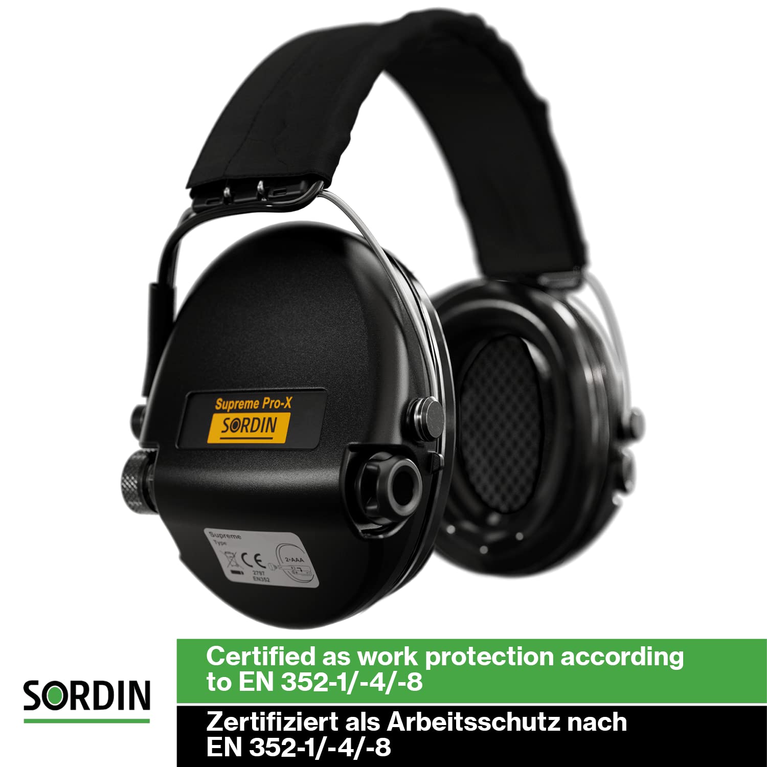 Sordin Supreme Pro-X gel kits for enhanced long-wear comfort and hygiene