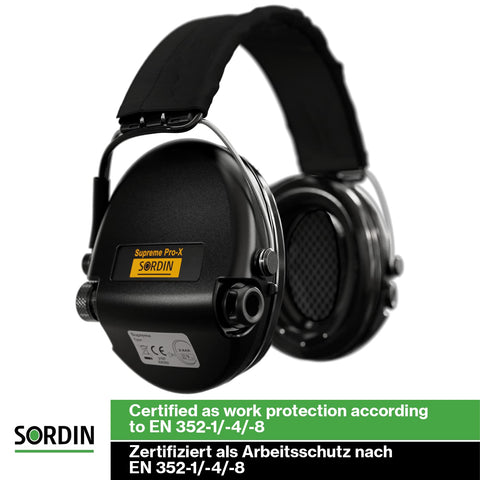 Sordin Supreme Pro-X gel kits for enhanced long-wear comfort and hygiene