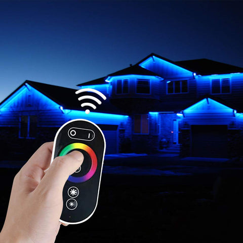 Sorfia 5050-3528 RGB LED strip dimmer compatible with common strips.