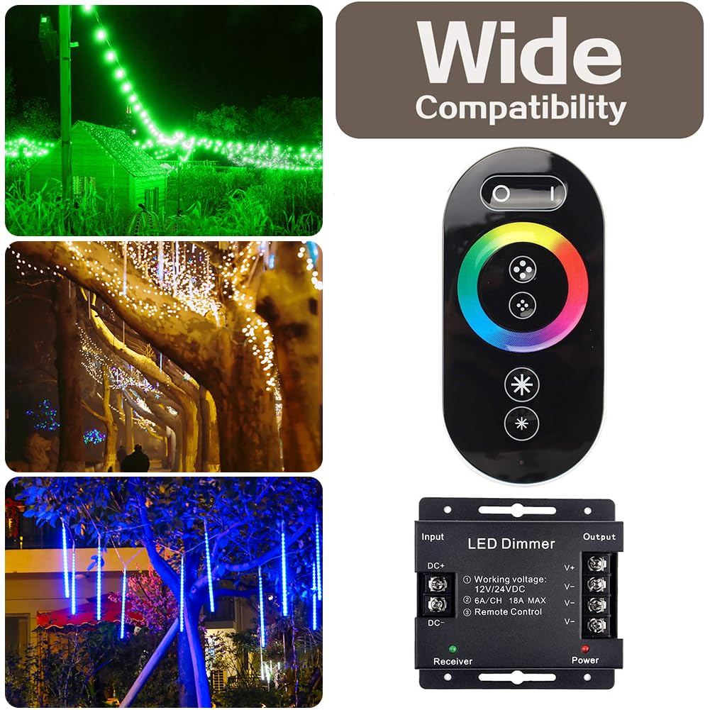 Sorfia dimmer switch wiring for easy installation on RGB LED strips.