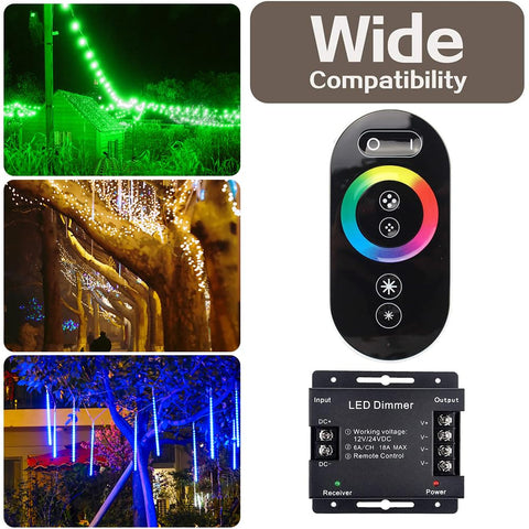 Sorfia dimmer switch wiring for easy installation on RGB LED strips.