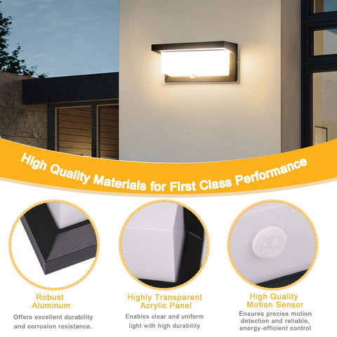 Sorfia dusk-to-dawn functionality automatically responds to ambient light
