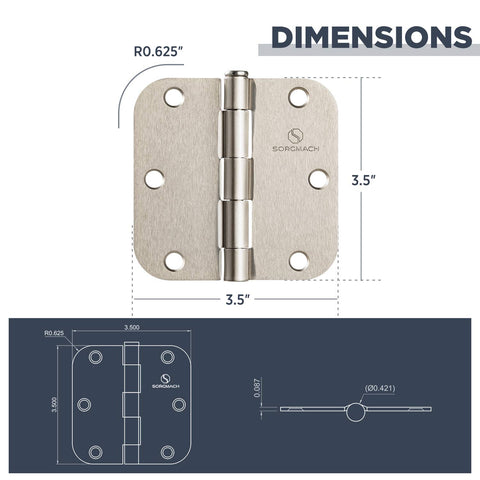 SORGMACH damping oil feature reduces friction for quieter opening and closing