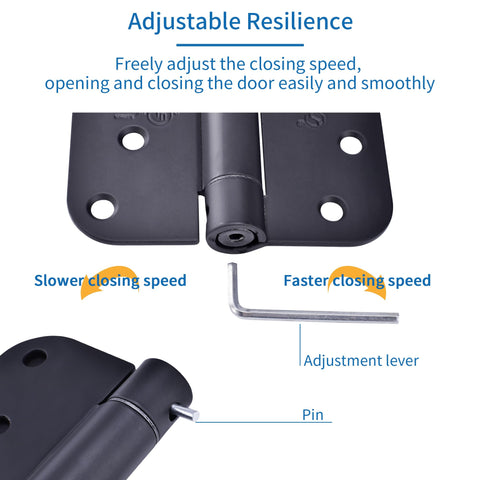 SORGMACH three-hinge-pack showing three hinges for upgraded door performance.
