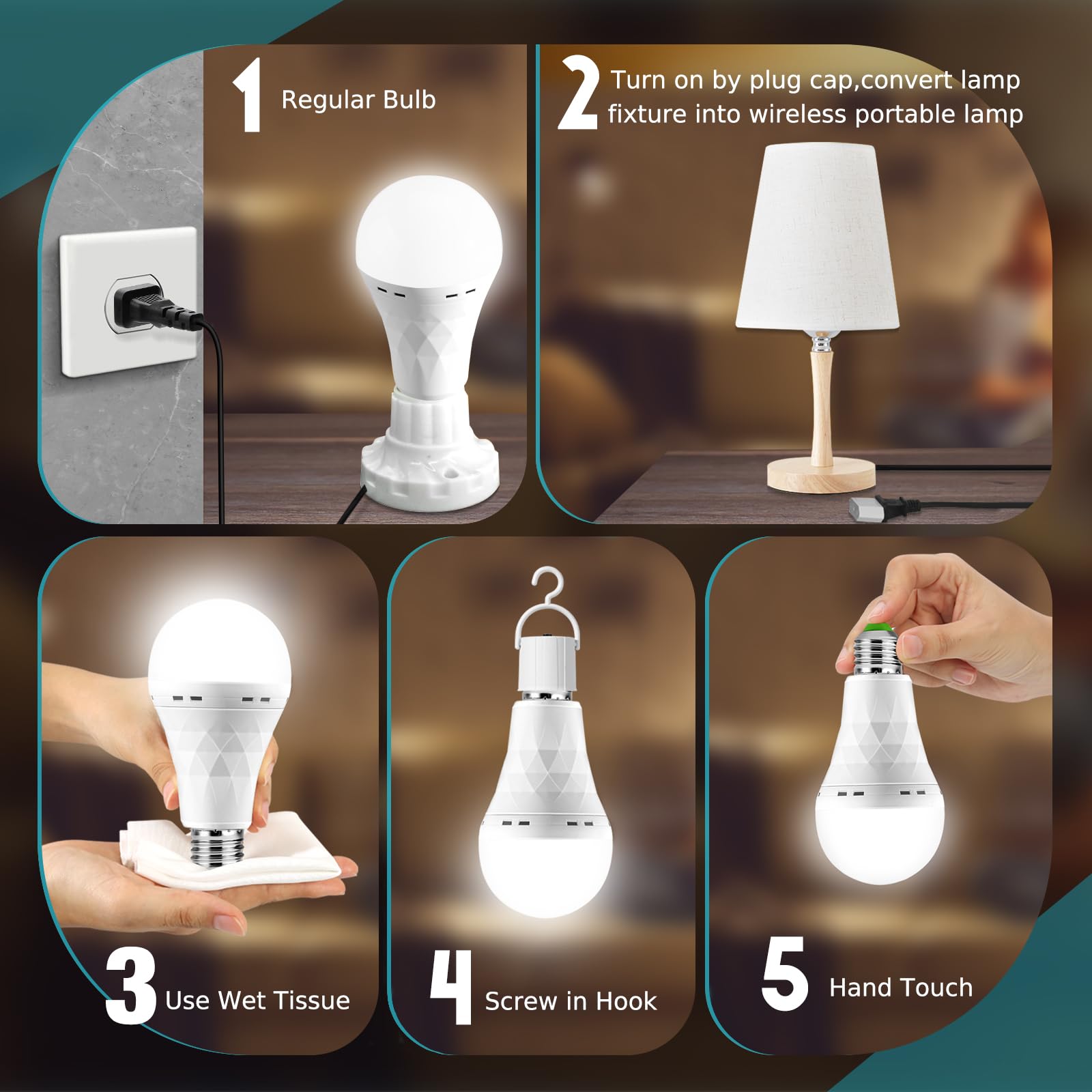 SORHE LIDKO emergency lightbulb packaging with hooks