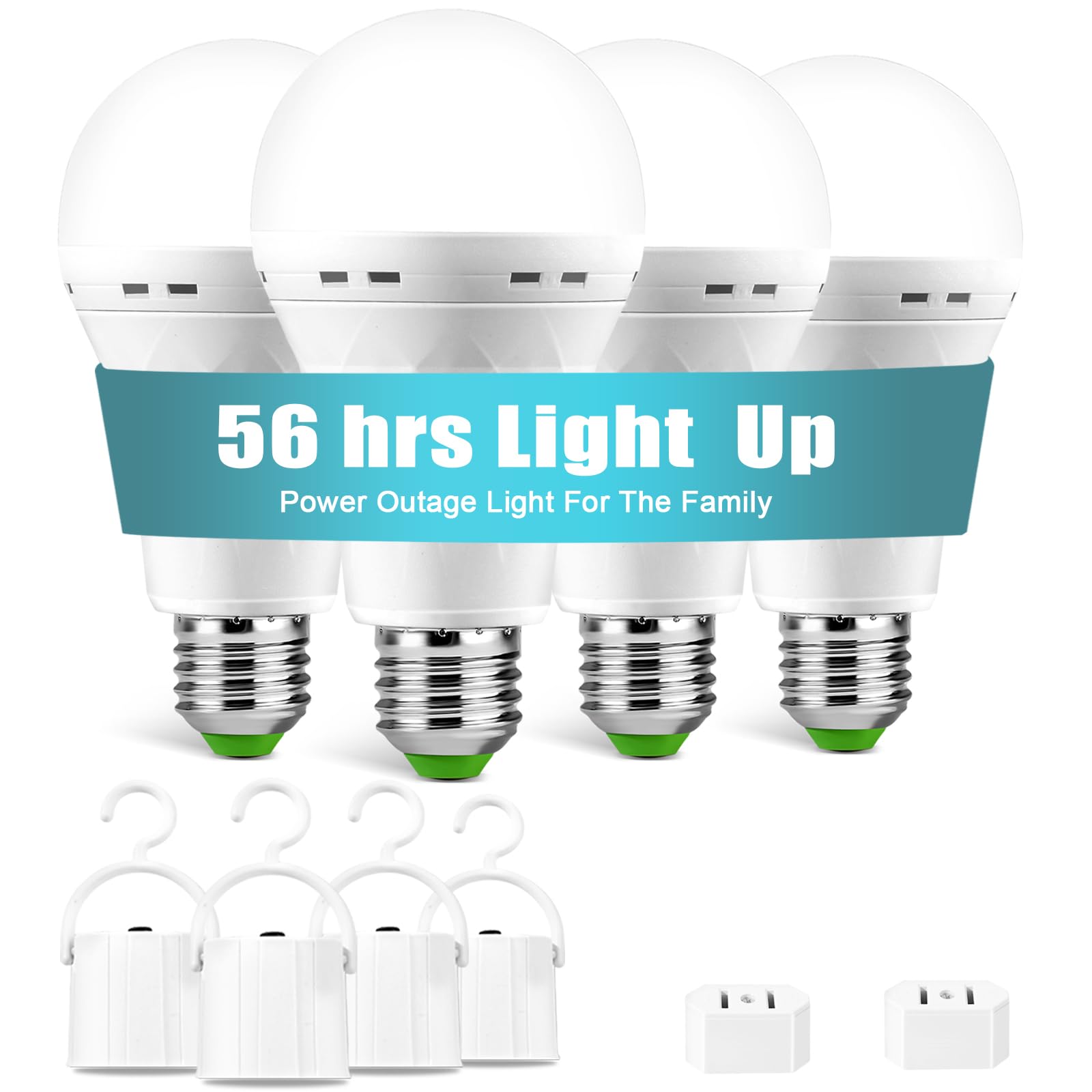 SORHE LIDKO emergency lightbulb front view shows a compact, battery-powered solution for outages