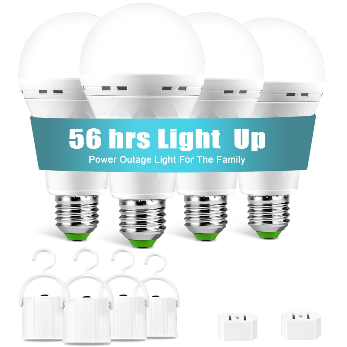 SORHE LIDKO emergency lightbulb front view shows a compact, battery-powered solution for outages