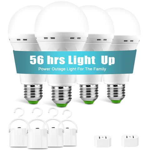 SORHE LIDKO emergency lightbulb front view shows a compact, battery-powered solution for outages