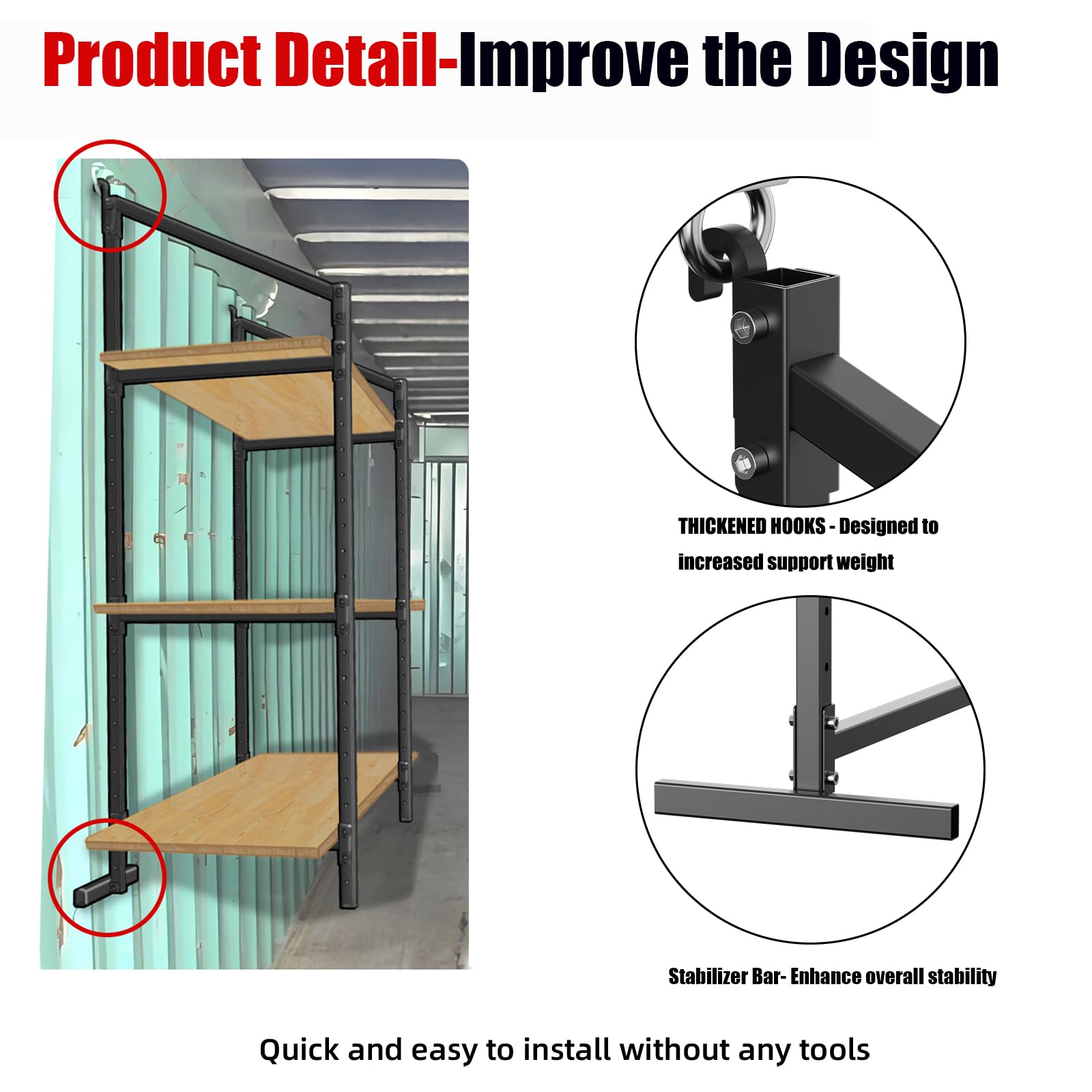 SORQINOTER power-coated steel frame resists rust for long-term use