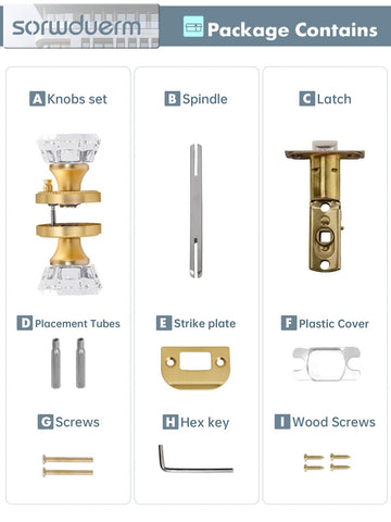 Sorwduerm complete hardware kit enables quick installation.