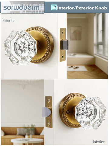 SORWDUERM zinc alloy construction offers durable daily-use hardware.