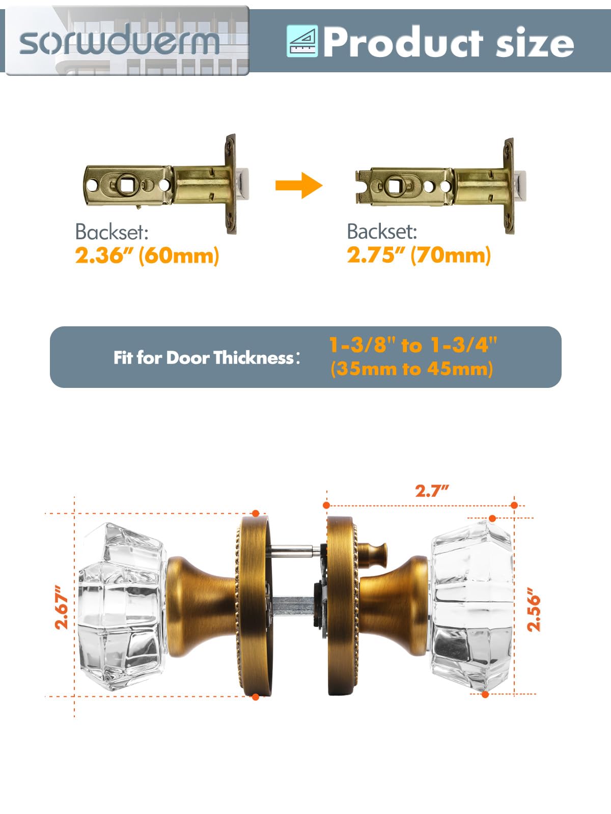 SORWDUERM installation instructions included for a straightforward setup