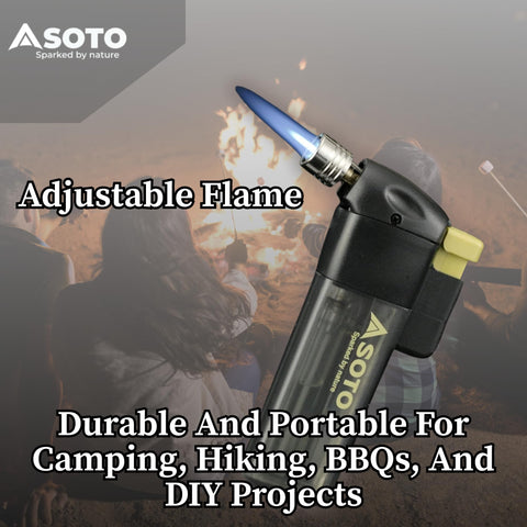 SOTO compact torch used during hiking and DIY projects