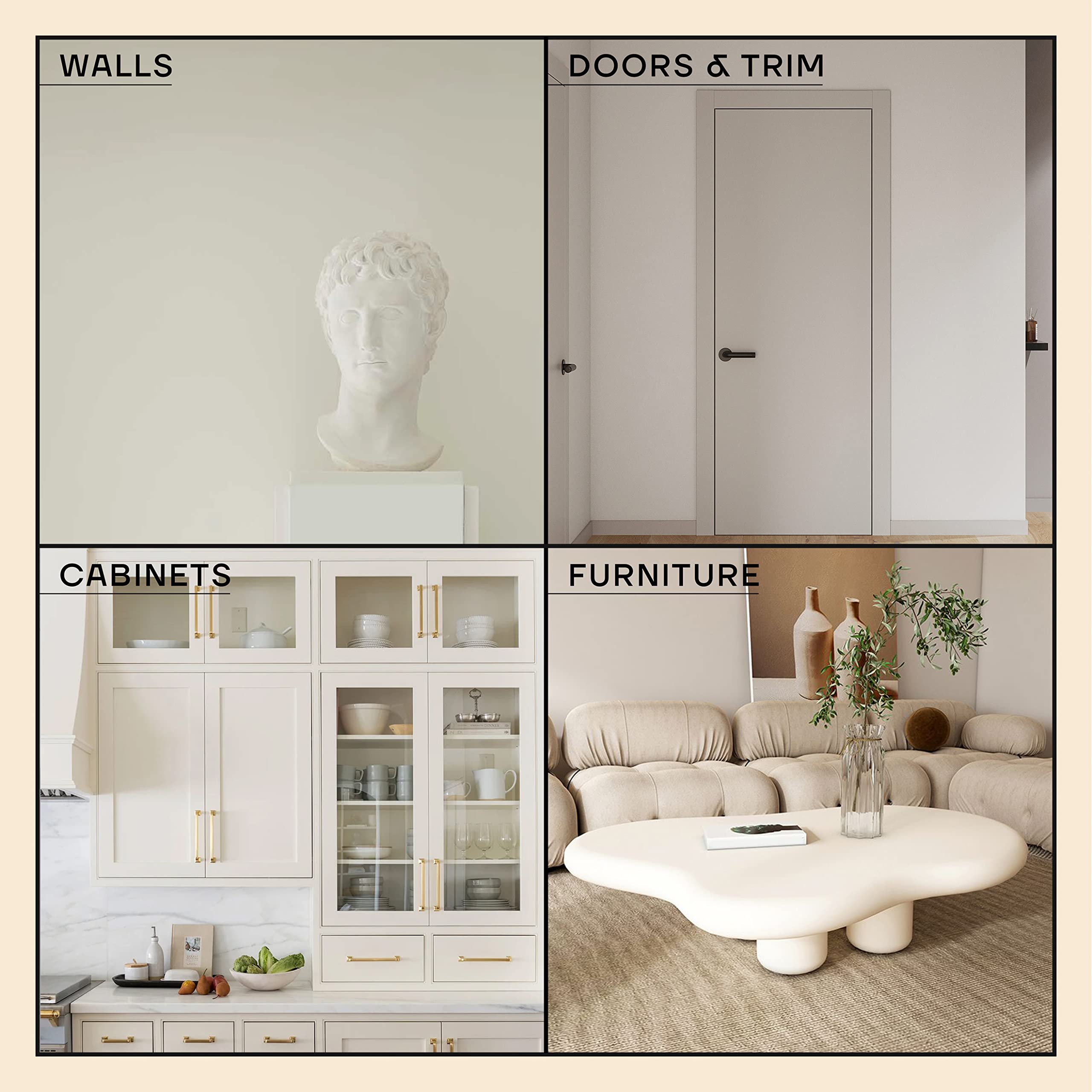 Soto scratch repair on wall hides chips with a seamless, blended look.
