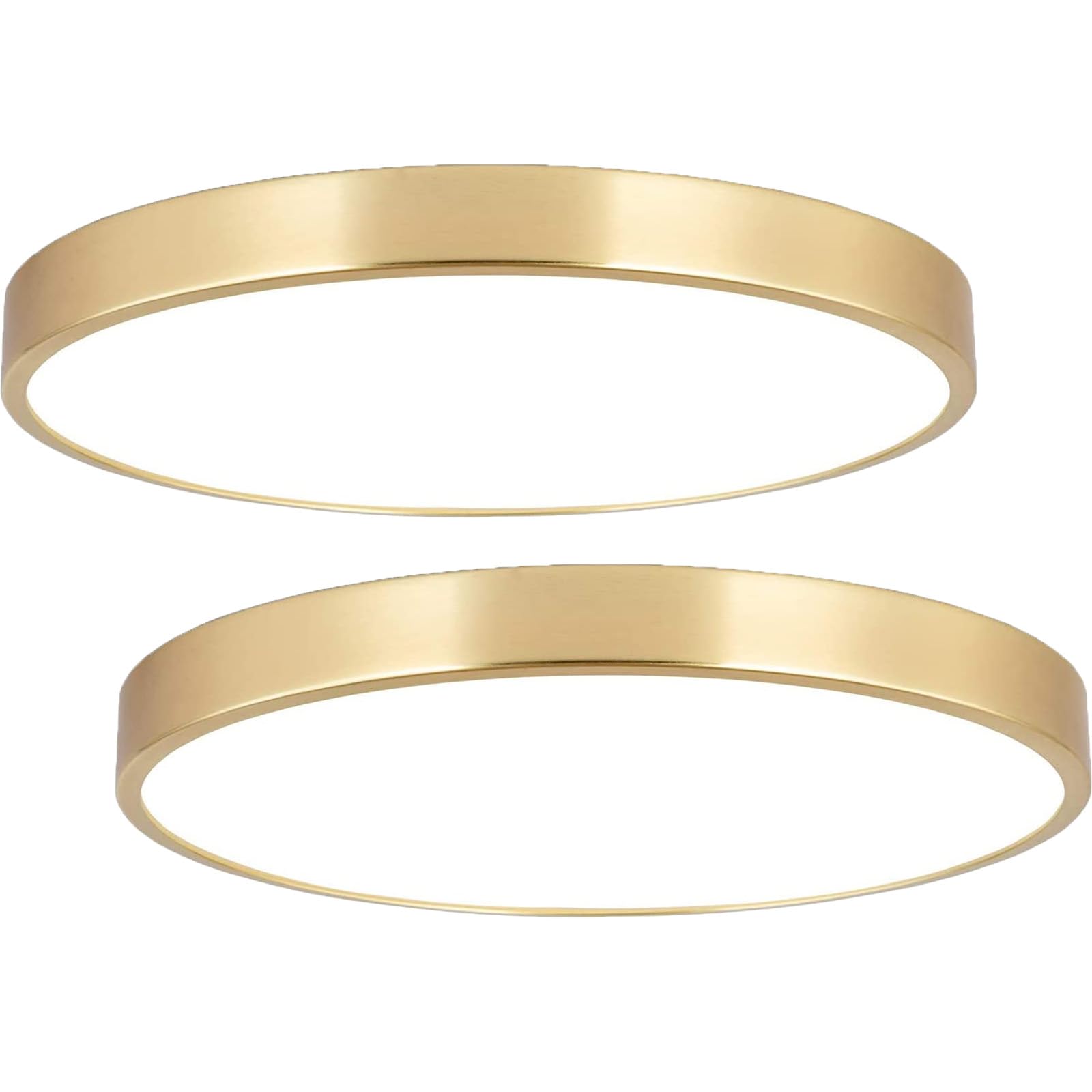 SOTTAE 9-inch brushed gold ceiling light closeup showing premium finish