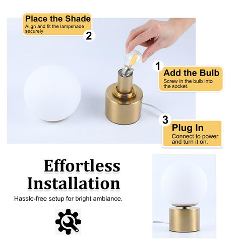 SOTTAE easy-assembly lamp for quick setup.