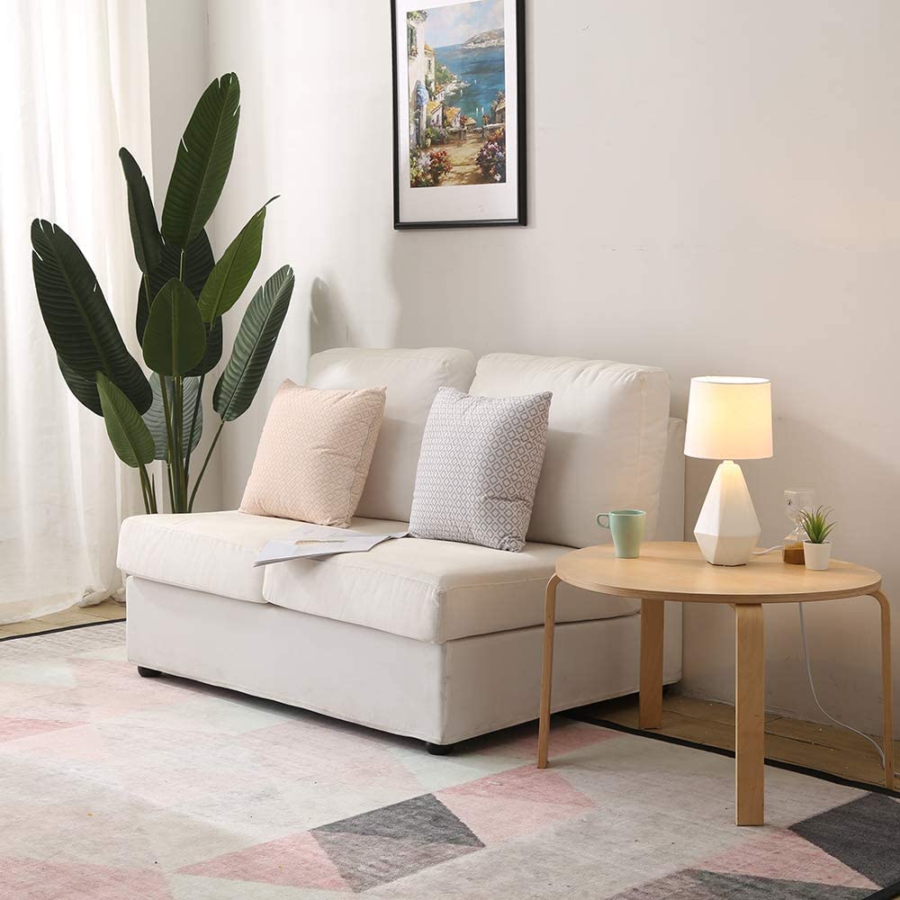 SOTTAE linen shade diffuses light for relaxed reading ambiance