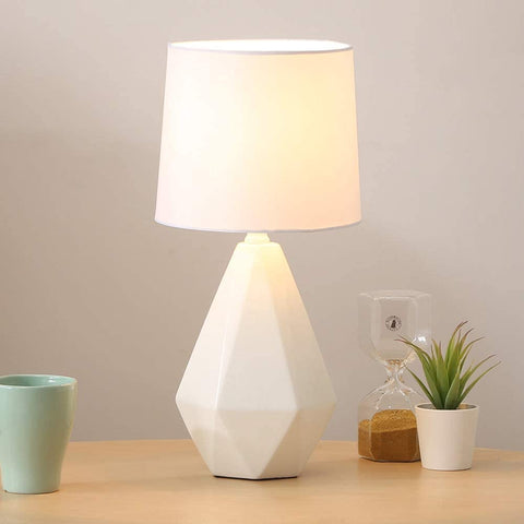 SOTTAE modern ceramic lamp base showing durable construction for bedside lighting