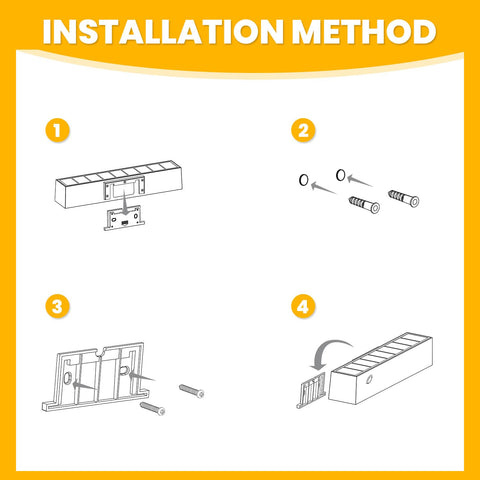 SOTTLOT easy-install wall light with no wiring for quick setup.