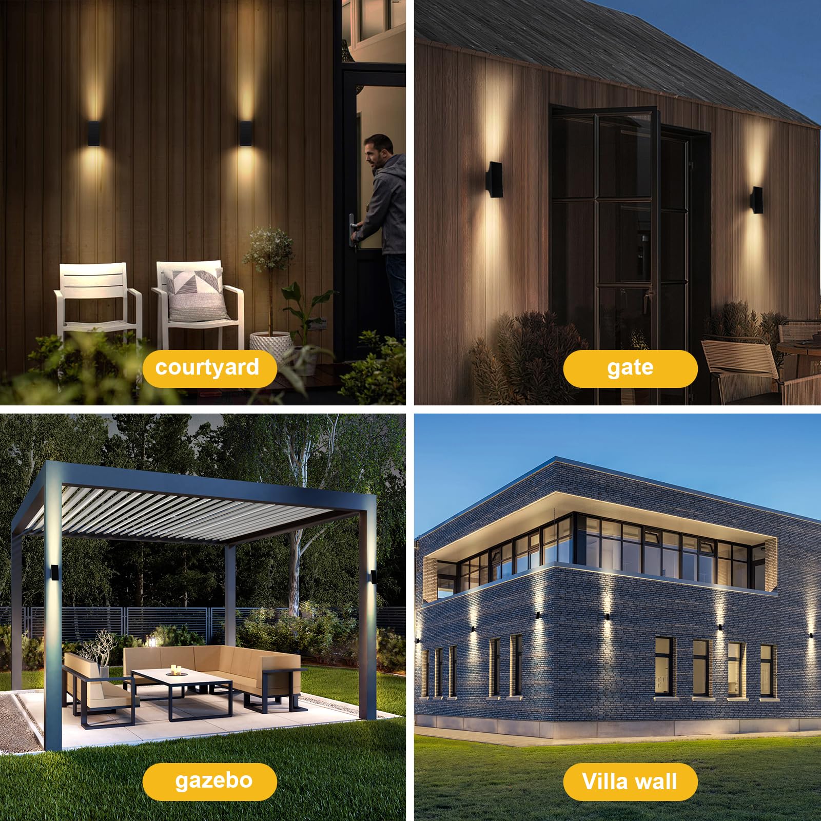 SOTTLOT gate and fence light provides security and curb appeal.