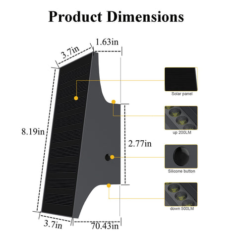 SOTTLOT IP65 outdoor porch light ready for exterior weather