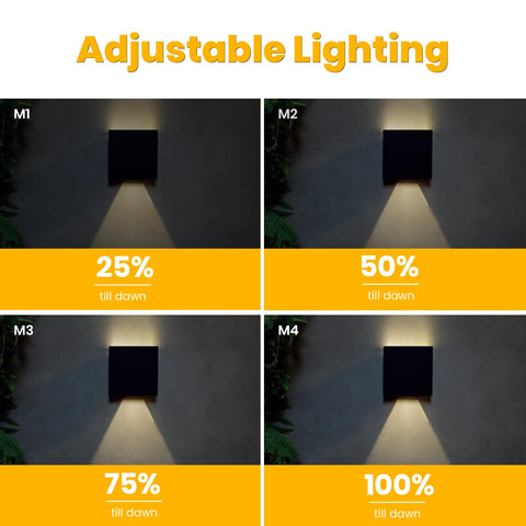 SOTTLOT 700 lumen output provides broad yard coverage