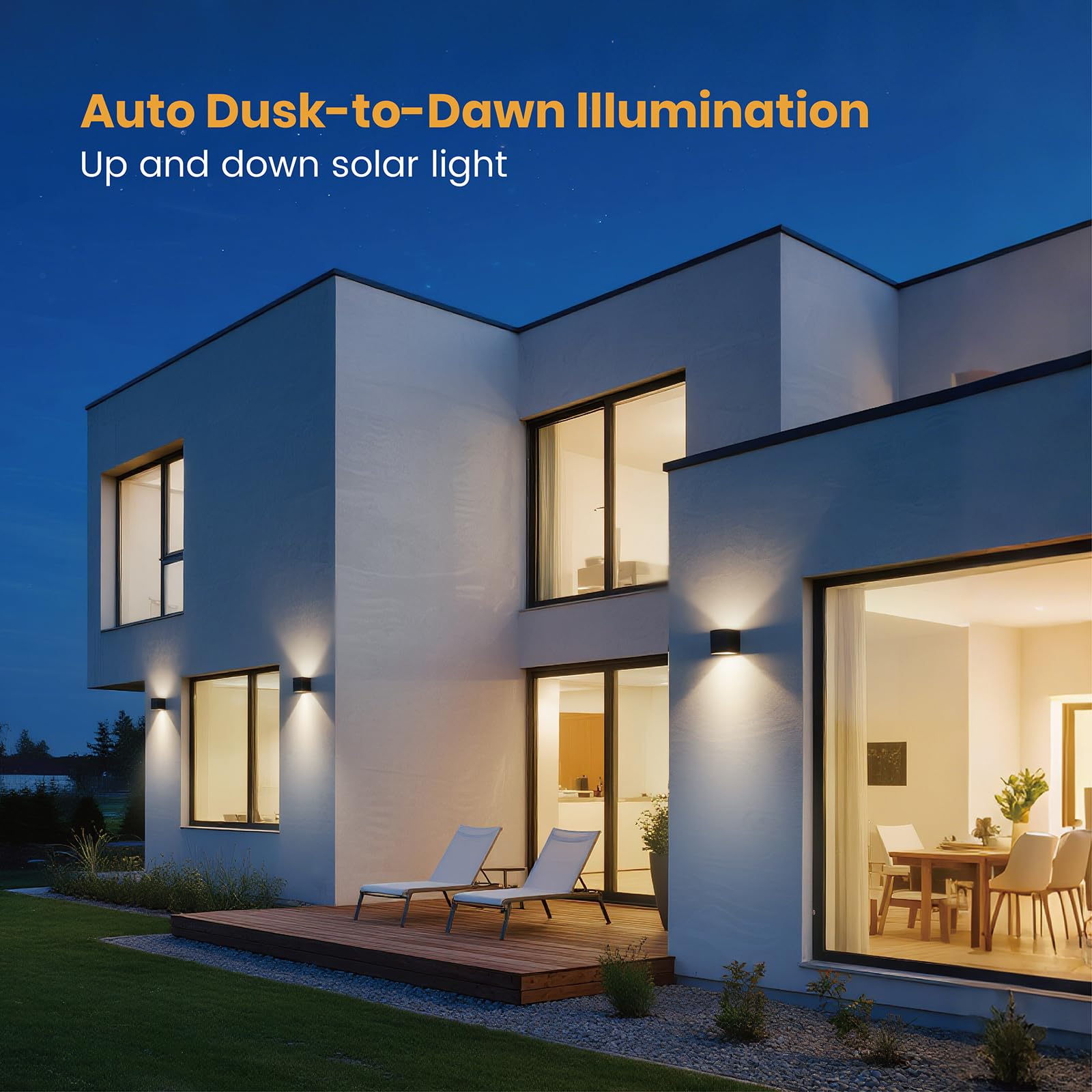 SOTTLOT symmetric 22 degree down beam enhances walkway visibility