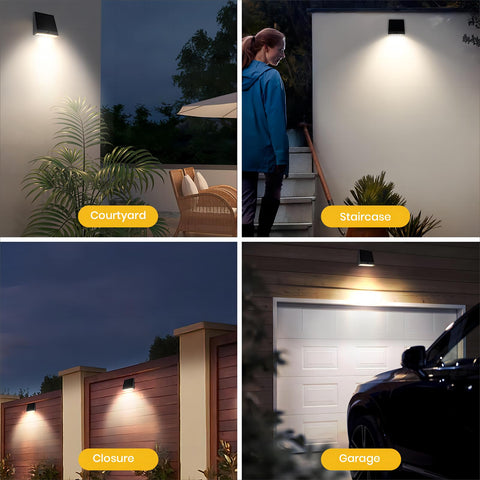 SOTTLOT wall-mount with screws enables secure porch lighting in minutes.