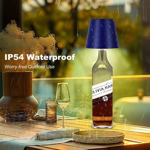 SOUDFK metal bottle light is waterproof for versatile use.