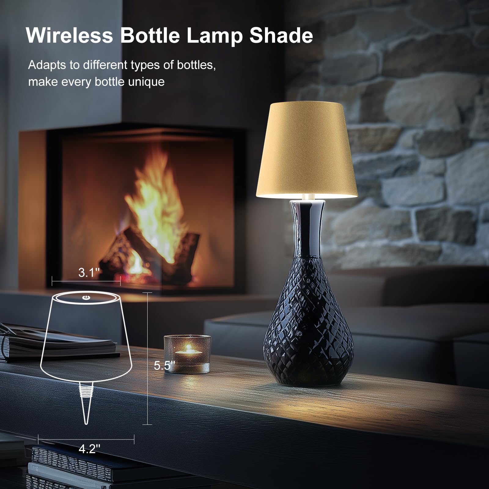 SOUDFK metal compact lamp ideal for indoor and outdoor use