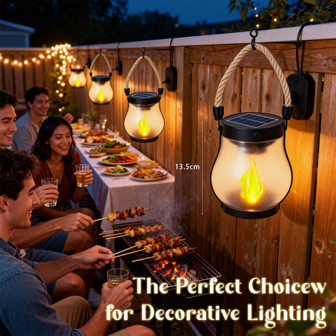 SOUDFK outdoor decor lantern ideal for patios, gardens, and dining areas.