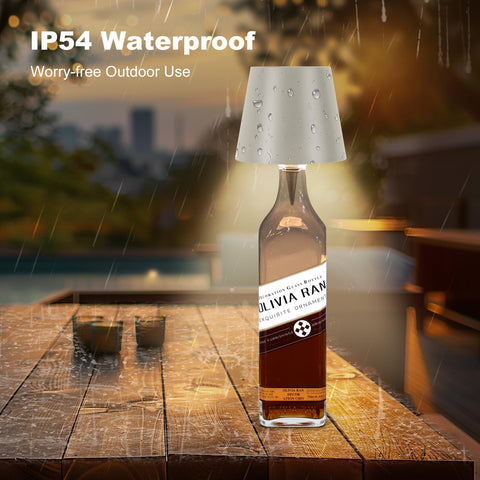 SOUDFK lamp is portable and cordless for indoor or outdoor use.