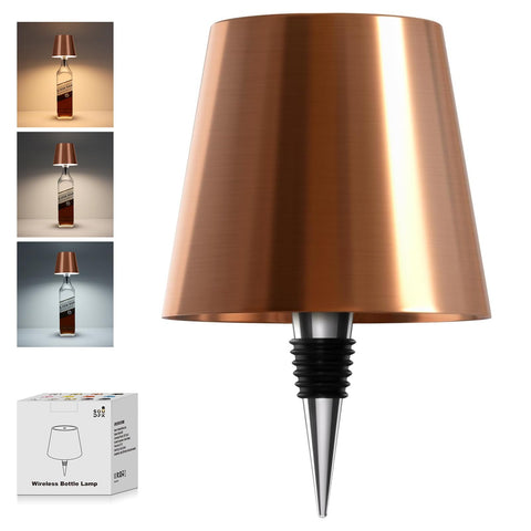 SOUDFK wireless bottle light in three-color option for versatile ambiance