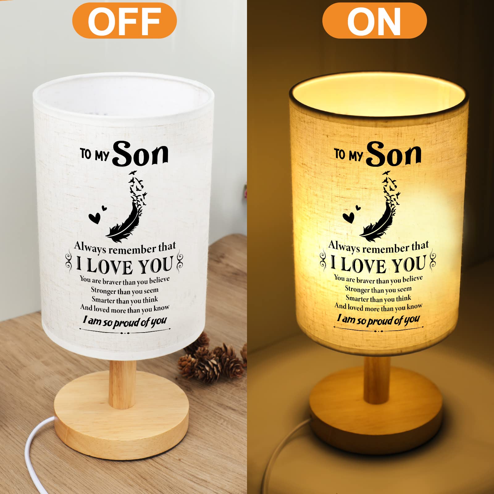SOUHONEY desk lamp complements bedroom and living room decor