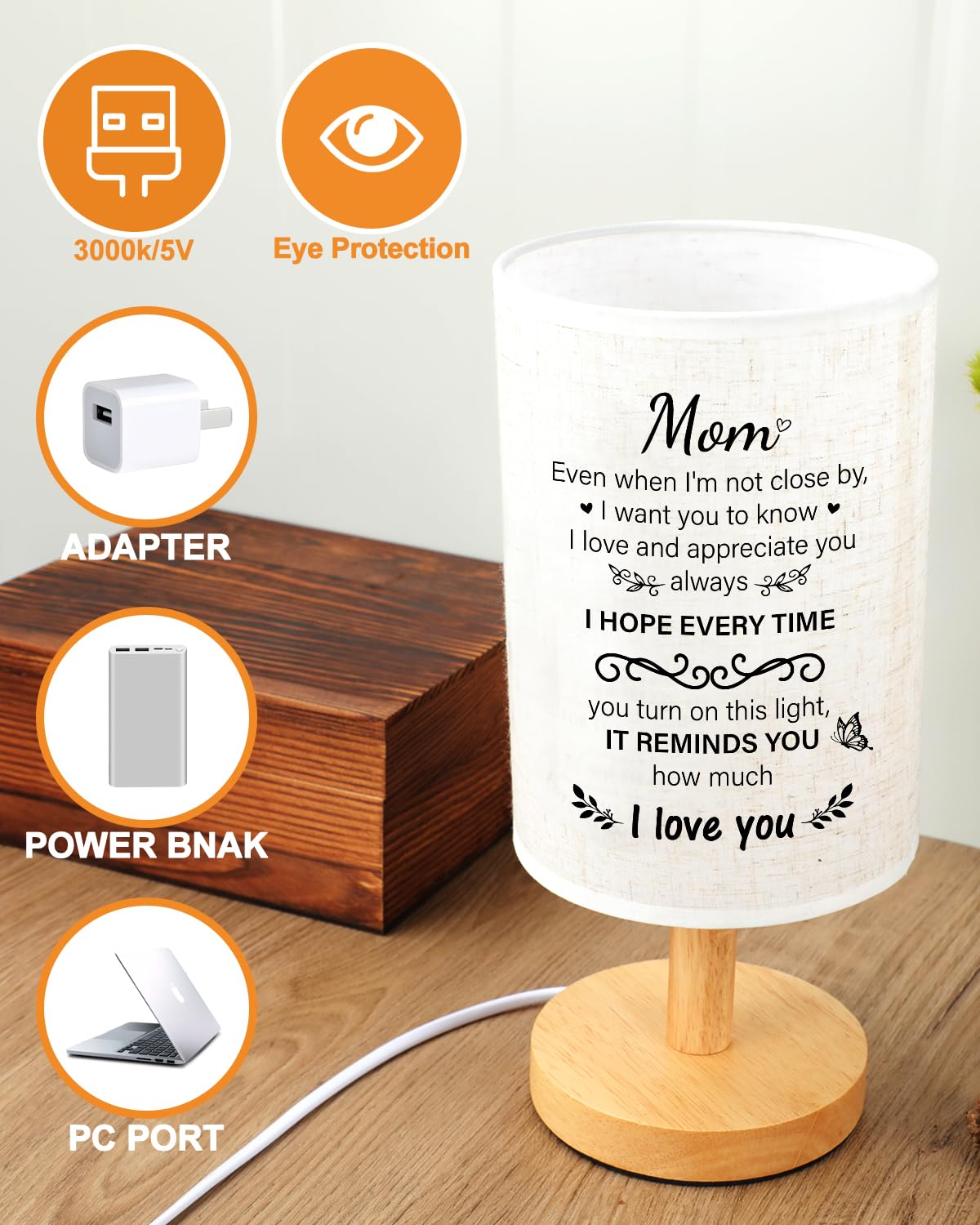 SOUHONEY Mom Lamp gift-ready packaging for thoughtful presentation.