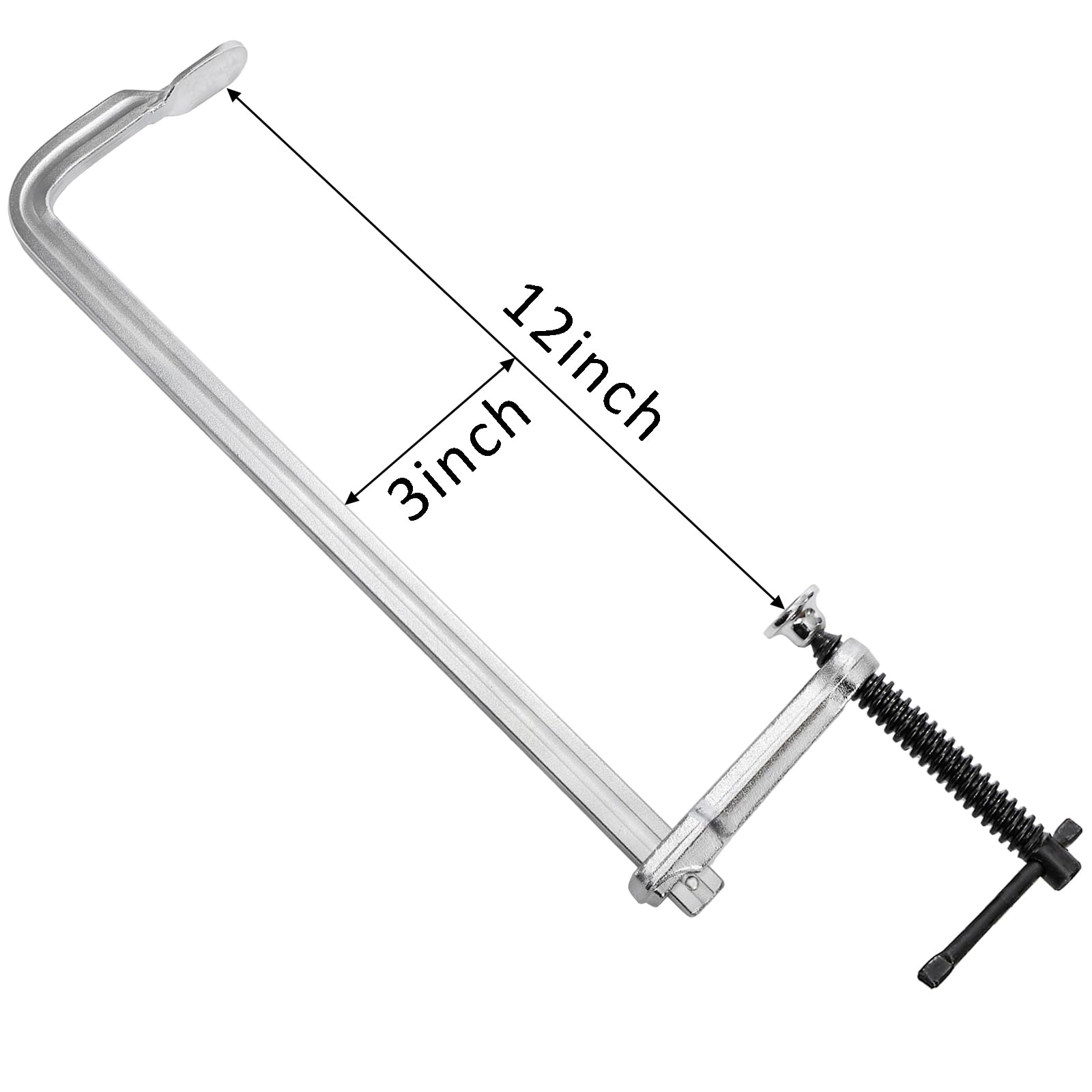 SOUJOY bar clamp demonstrates 450 lbs max load for strong holds