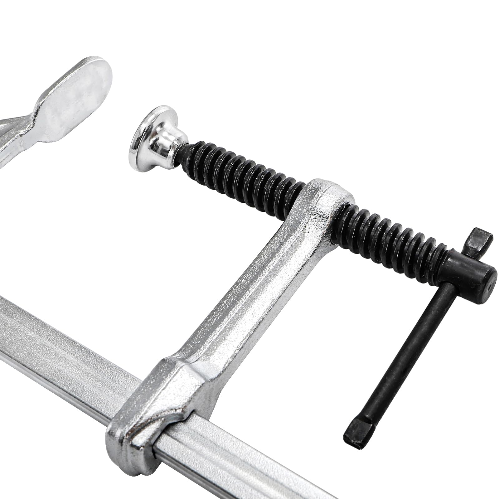 SOUJOY bar clamp showing removable end-stop for quick spreader setup