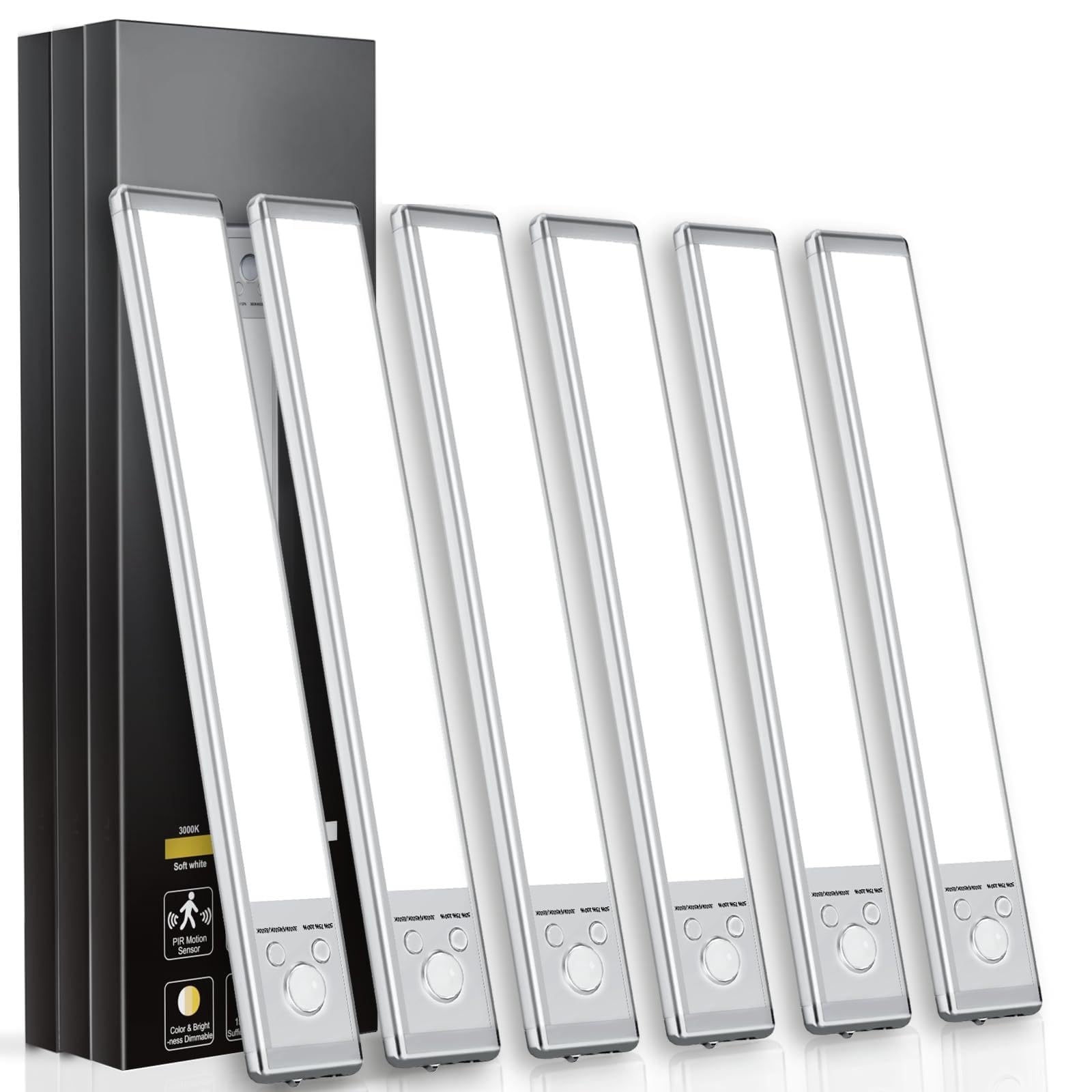 SOUL LINK under-cabinet lights 76 LED, bright and even illumination for kitchens.