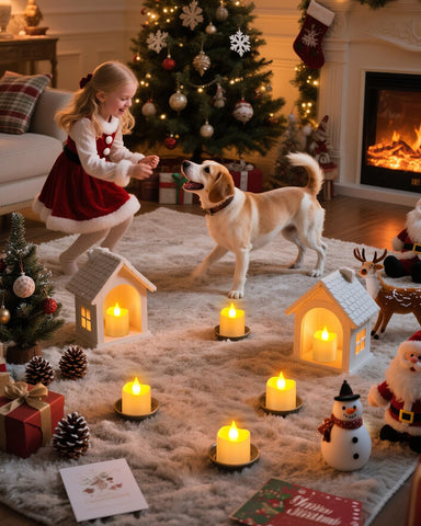 SoulBay LEDs offer a flame-free lighting option for safe home use.