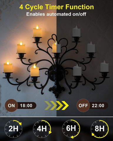 SoulBay flameless candle emits warm ambient light for cozy table settings
