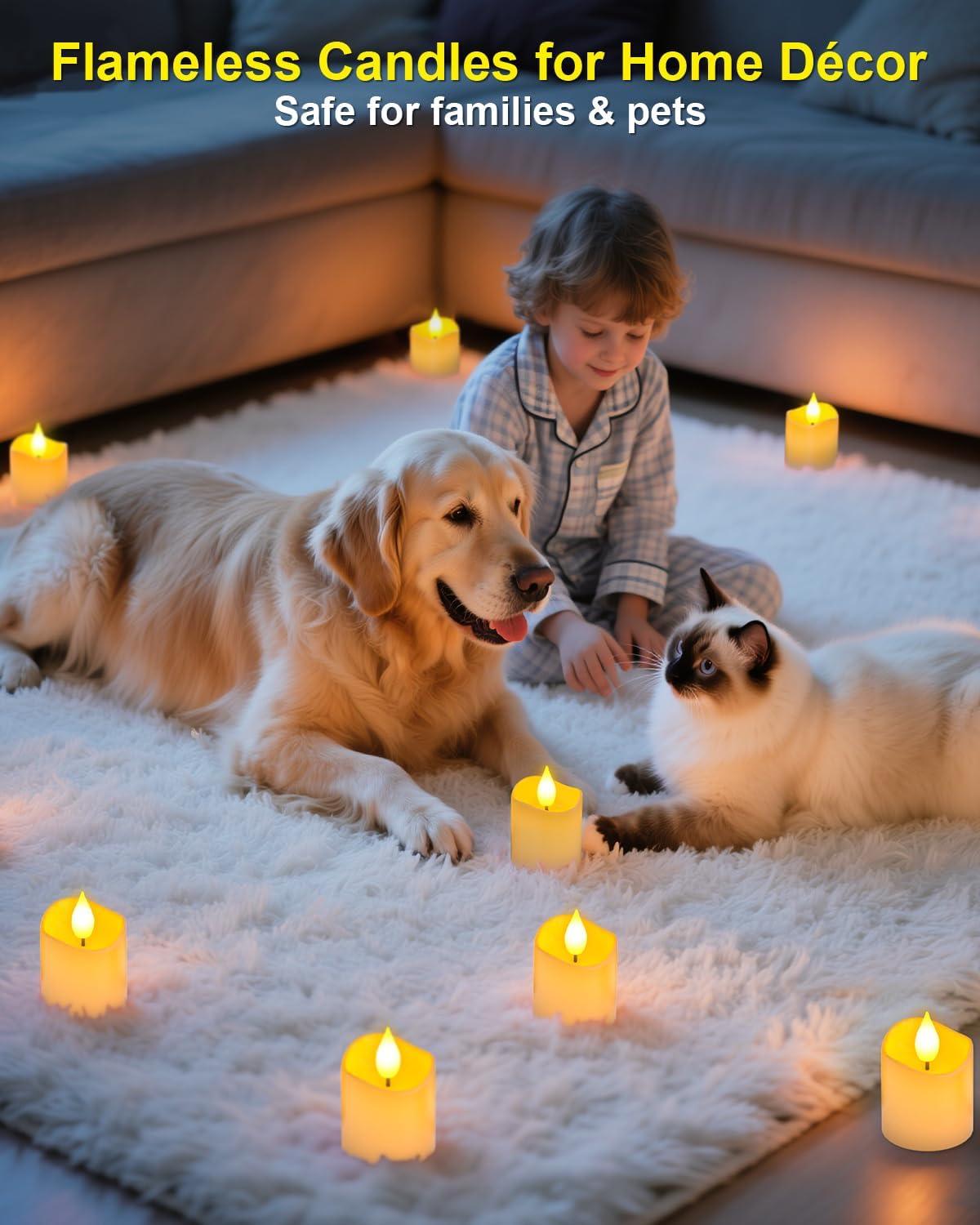 SoulBay flameless candles create festive atmosphere for Christmas and parties